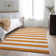 Premium Machine Washable Cerrito AMF528 Orange Rug