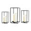 Ensemble de 3 lanternes de bougie Kainoah-1248967215