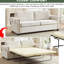 Lit escamotable convertible de 83,8 po - Décoration de salon. Revêtement, structure, matelas confortable, 3 places, canapé-lit beige Fx 21 Elegance., Fabrication pliante,