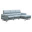 Canapé modulaire inclinable électrique en cuir Grain