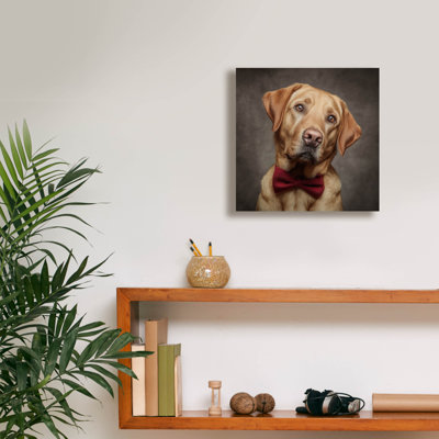  'Labrador Retrieve Photoshoot' by Rich Monet Canvas Wall Art, 12" x 12"