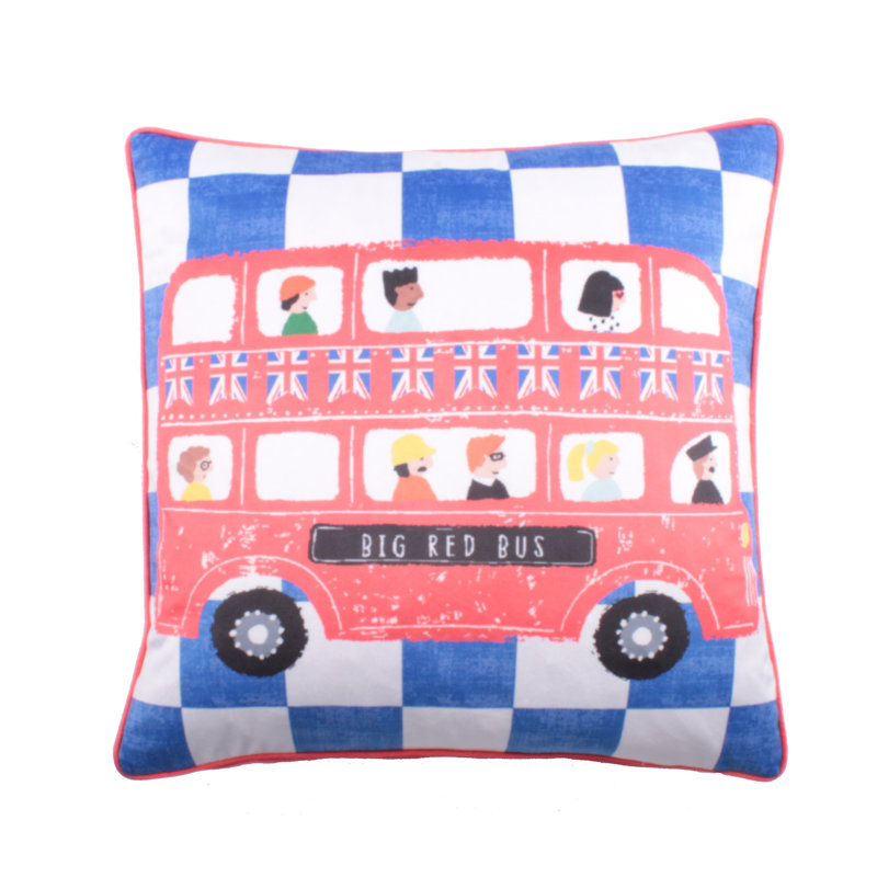 On The Move Square Throw Cushion