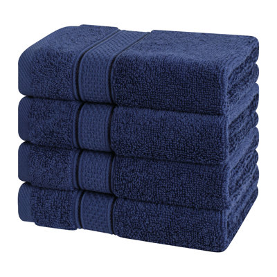 Ensemble de débarbouillettes 4 pièces 100% coton absorbant mâle