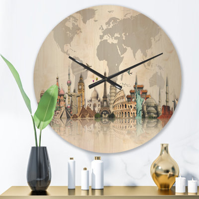 Solid Wood Wall Clock