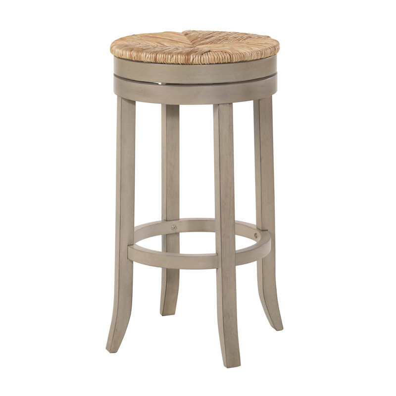 Tabouret de bar et de comptoir Tamasin, Gris patiné, Tabouret de bar (siège d'une hauteur de 30 po)