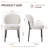 Upholstered Dining Chair with Thick Cushioned Seat-331487311