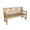 Vilano Teak Garden Bench