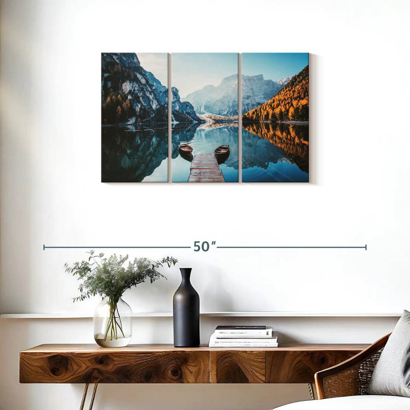 Bateaux Alvord Lake Braies, H 20 po x l 33 po