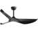 Kemp 52" 3 -ABS-Blade Propeller Modern Ceiling Fans no Light and with Remote Control