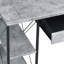 Bureau avec tablettes ouvertes et huche-543870849