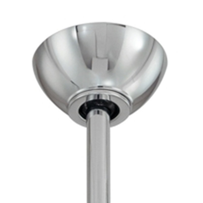 Auvent de plafond incliné 29 degrés Atlas, Chrome poli