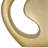 Mercer41 17" Adair Champagne Metal Vase-1252567441