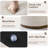 19.9"Round Upholstered Ottoman with Storage-612255465