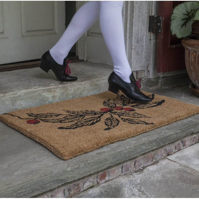 Branche 35 po x 22 po tapis pour porte d’extérieur Kindra