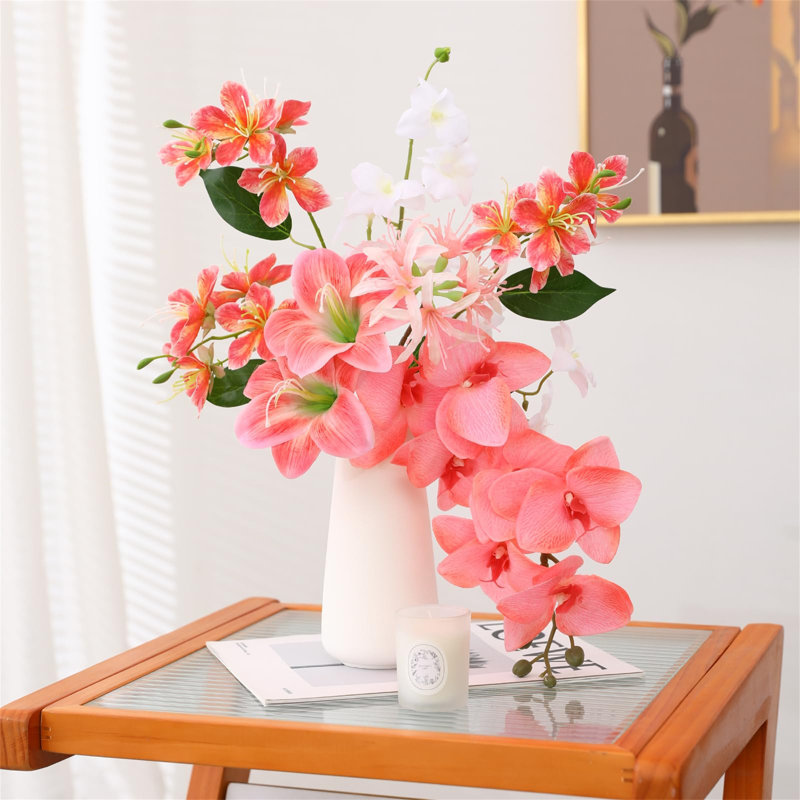 Arrangement in Vase, Pink