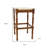 Chiem Counter Stool with Solid Wood Frame-17684086-46501370