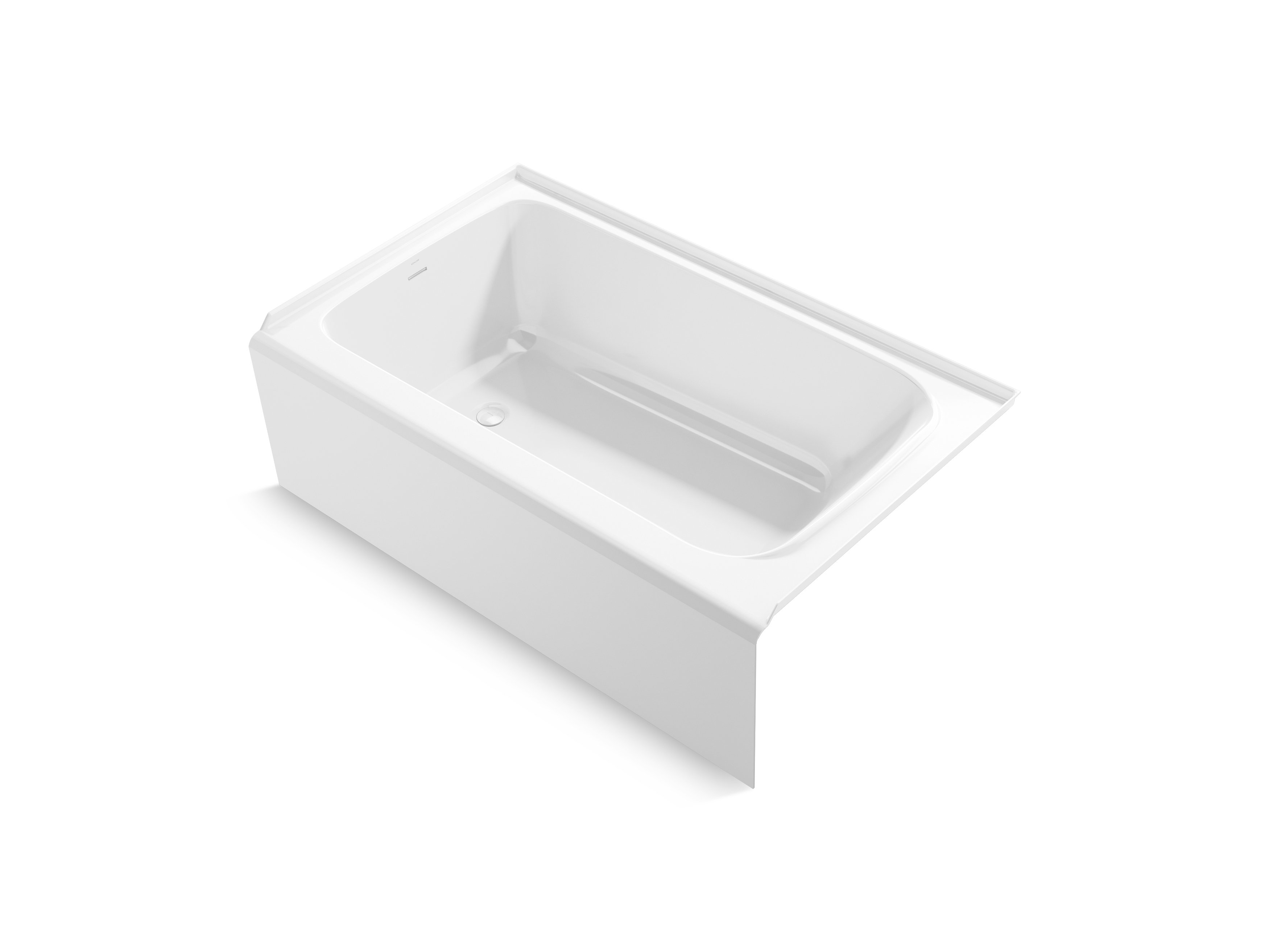Kohler Avec 60 In. X 36 In. Alcove Bath, Left Drain | Wayfair Kohler Avec 60 In. X 36 In. Alcove Bath, Left Drain | Wayfair
