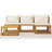 5 Piece Patio Lounge Set with Cushions-717310167