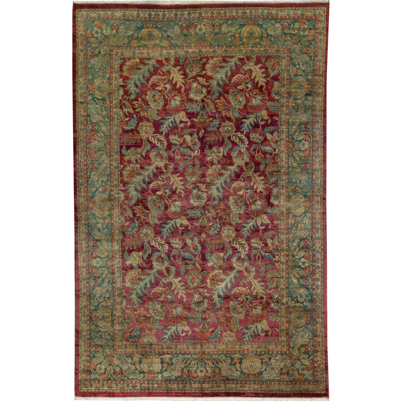 Magnolia Wool Floral Area Rug