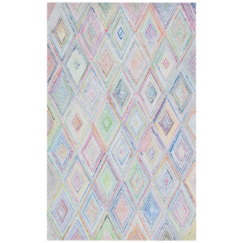 Metro Hand Tufted Performance Geometric Rug, Rectangle 4' x 6'