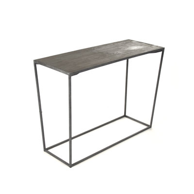 Hobart 47.25'' Solid Wood Top Console Table