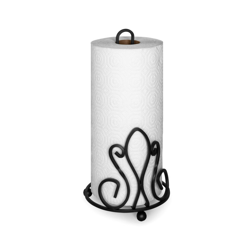 Porte-serviettes en papier Cynthia, Noir