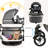 Baby Stroller, Foldable Infant Carriage, Bassinet Stroller for Newborn and Infant-116818979