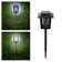 Solar-Powered Light and Insect Zapper - Dual LED/UV Outdoor Light Fixture with Stake for Gardens, Pathways, Patios, and Ponds by Pure Garden