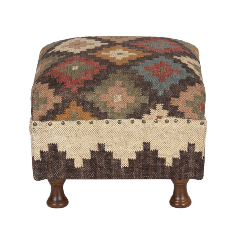 Tabouret d'appoint en bois massif Kostadinka