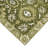 Dorceans Transitional Floral Hand-Hooked New Zealand Wool Area Rug-1043359371