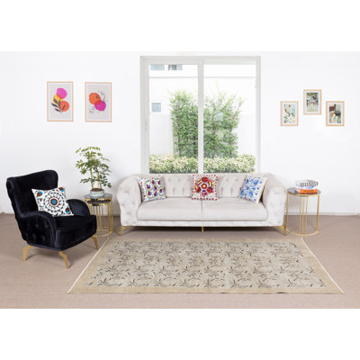 Tapis turc vintage en laine fait à la main pour la décoration de salon