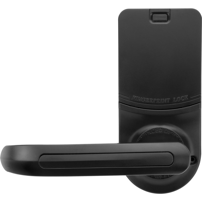BIOMETRIC/KEYPAD DOOR LOCK, BLACK