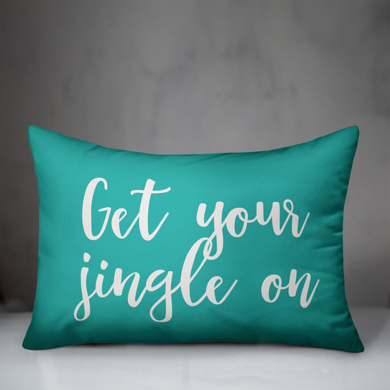  Obtenez votre oreiller lombaire Jingle, Bleu sarcelle