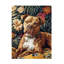 Art sur toile «bol Momart Pitbull Posing parmi les plantes»-104292601