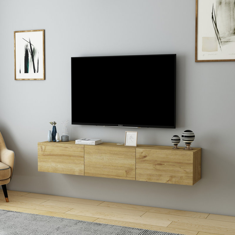 Analeese TV Stand for TVs up to 70", Beige