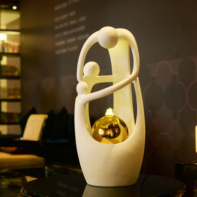 Indoor Table Top Fountain with Lights