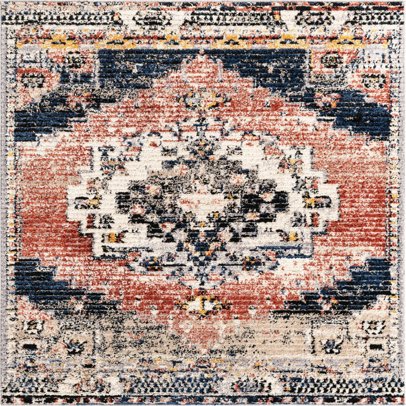 Tucson Geometric Indoor Rug, Square 6'