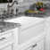 Whitehaus 30” Reversible Single Bowl Fireclay Kitchen Sink: Lip+Fluted, Lip Front Apron