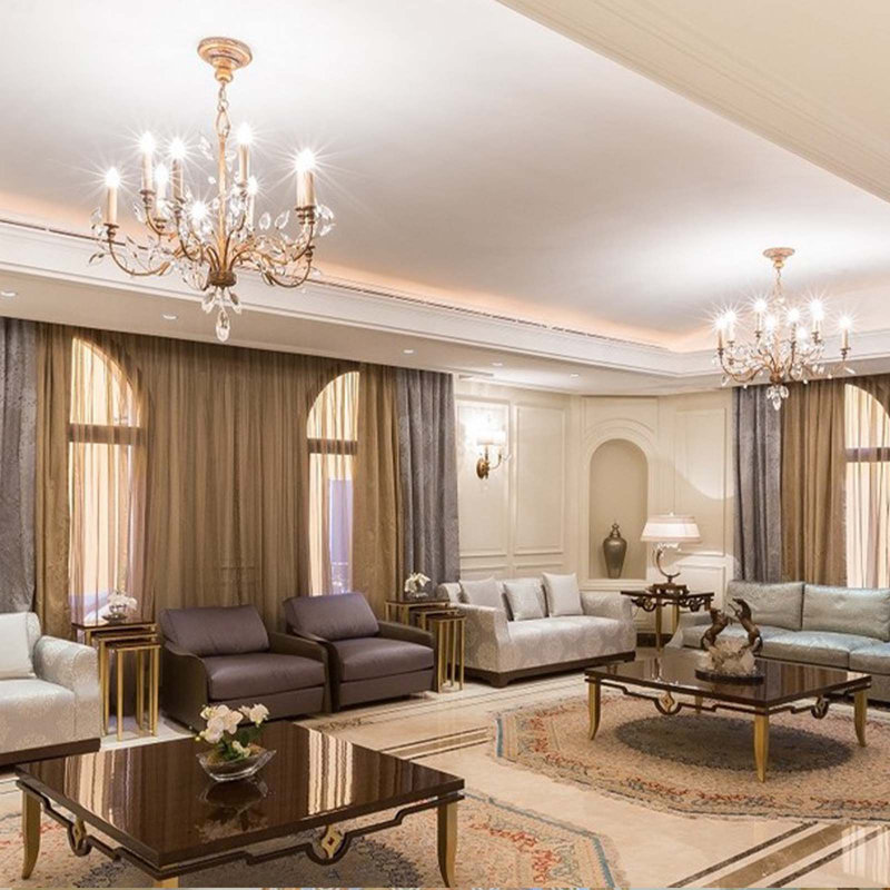 Crystal Laurel 10 - Light Chandelier
