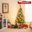 Lighted Artificial Pine Christmas Tree-527239719