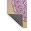 Tapis rose/jaune tissé à la machine-1754935438