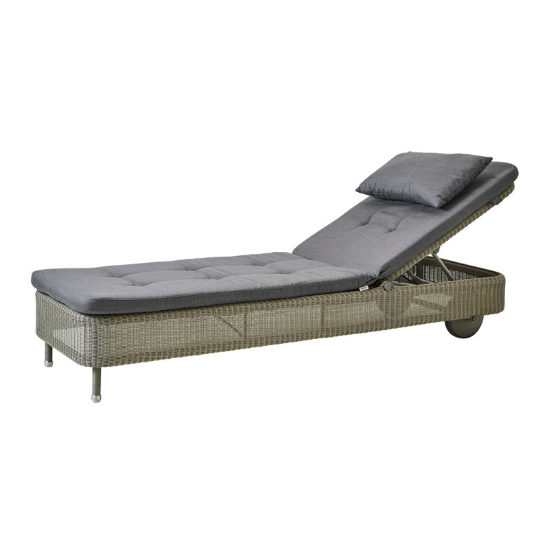Presley Sunbed, Gray, Taupe