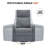 Lila 27'' W Manual Recliner Swivel Rocker Recliner With Massage And Heat-894112015
