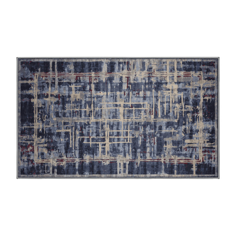 Tapis mauve soyeux et moelleux, Rectangle 8 pi x 12 pi