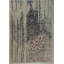 Tapis contemporain en laine et en viscose à motif machine ivoire / sarcelle Philamena & Viscose-932280077