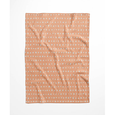 Dot Row Velveteen Fleece Blanket