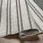 Gigi Striped Machine Woven Polyester Area Rug in Black-1676372054