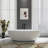 71 Inch Freestanding Solid Surface Soaking Bathtub For Bathroom