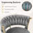 Velvet Adjustable Swivel Bar Stool-1249139173