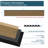 2pc x 106" x 12.6" 3D Acoustic/Sound Proof Wood Slat Wall Panels (2piece/18.55 sq.ft.)-114244325-121847364